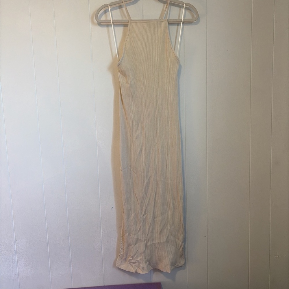 Zara Ribbed Cream Top